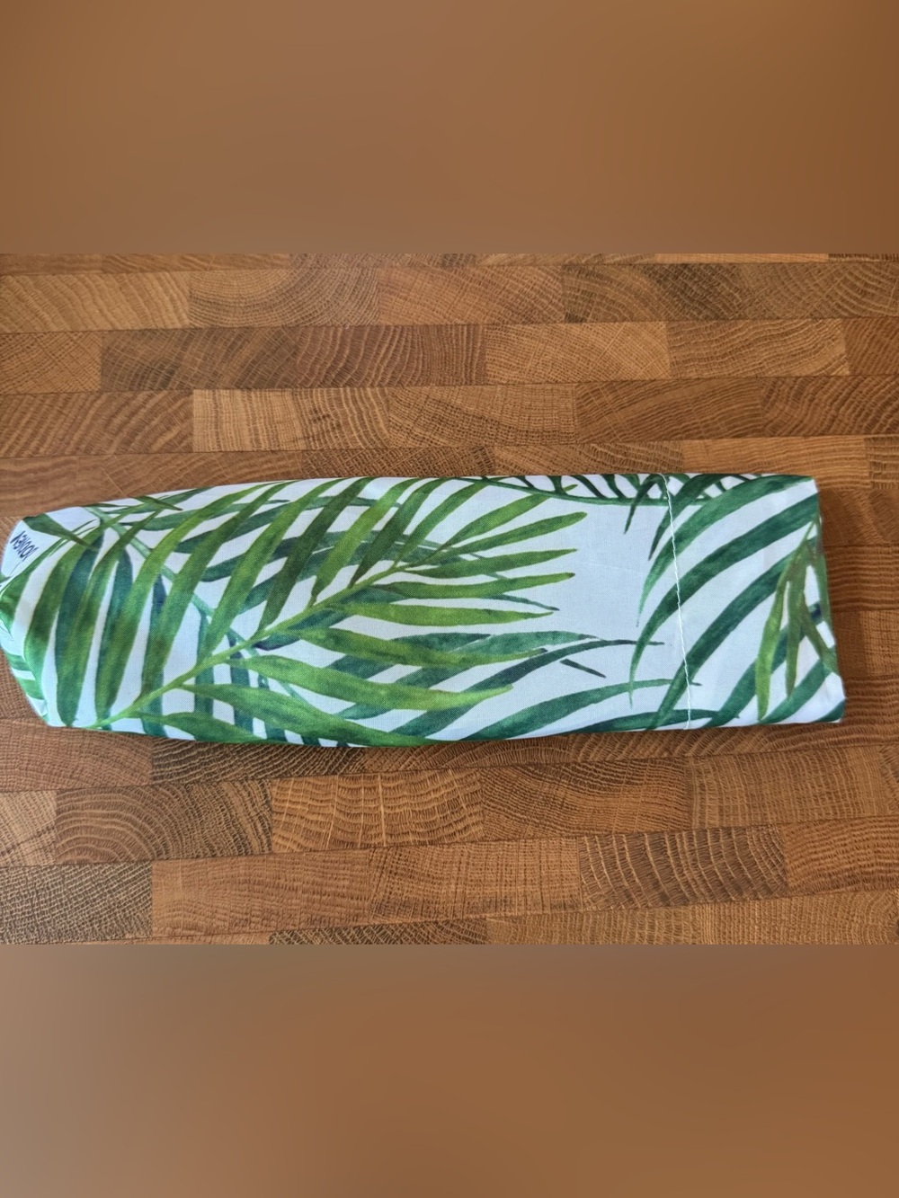 Dooney & Bourke Siesta Key Palm Compact Travel Umbrella Logo Sleeve **READ**